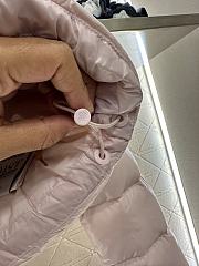 Okify Moncler Light Pink Stand Up Collar Down Jacket  - 3