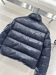 Okify Moncler Black Stand Up Collar Down Jacket  - 3