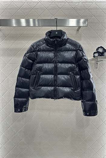 Okify Moncler Black Stand Up Collar Down Jacket 
