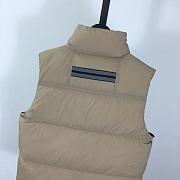 Okify Canada Goose Lawrence Beige Sleeveless Down Jacket Unisex - 5