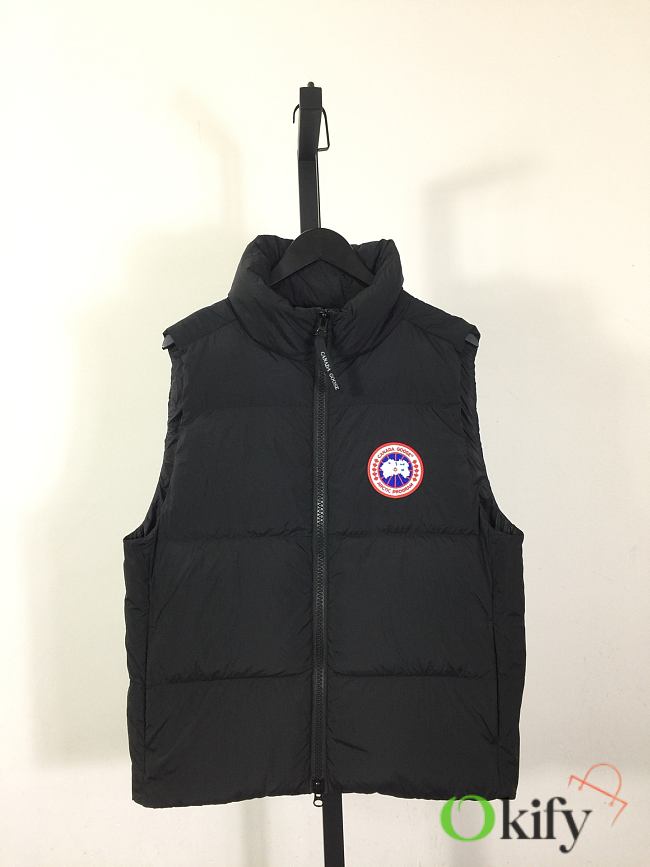 Okify Canada Goose Lawrence Red Sleeveless Down Jacket Unisex - 1