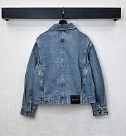 Okify Loewe Set Of Denim Jacket And Skirt - 2