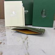 Okify Goyard Saint Sulpice Army Green GYD-233 Card Holder 10x7cm - 5