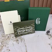 Okify Goyard Saint Sulpice Army Green GYD-233 Card Holder 10x7cm - 3