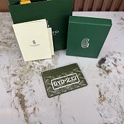 Okify Goyard Saint Sulpice Army Green GYD-233 Card Holder 10x7cm - 1