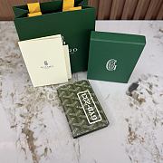 Okify Goyard Saint Pierre Army Green GYD-233 Bifold Card Holder 11x7.5x2cm - 1