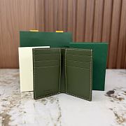 Okify Goyard Saint Pierre Army Green GYD-233 Bifold Card Holder 11x7.5x2cm - 4