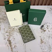 Okify Goyard Saint Pierre Army Green GYD-233 Bifold Card Holder 11x7.5x2cm - 2