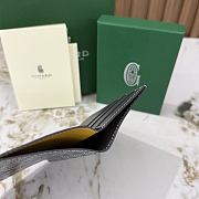 Okify Goyard Saint Pierre Gray Bifold Card Holder 11x7.5x2cm - 6