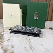 Okify Goyard Saint Pierre Gray Bifold Card Holder 11x7.5x2cm - 3