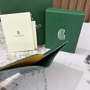 Okify Goyard Saint Pierre Green Bifold Card Holder 11x7.5x2cm - 4