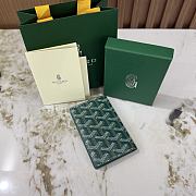 Okify Goyard Saint Pierre Green Bifold Card Holder 11x7.5x2cm - 2