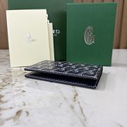 Okify Goyard Saint Pierre Dark Blue Bifold Card Holder 11x7.5x2cm - 4