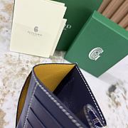 Okify Goyard Saint Pierre Dark Blue Bifold Card Holder 11x7.5x2cm - 2