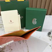 Okify Goyard Saint Pierre Orange Bifold Card Holder 11x7.5x2cm - 4