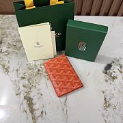 Okify Goyard Saint Pierre Orange Bifold Card Holder 11x7.5x2cm - 2