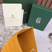 Okify Goyard Saint Pierre Yellow Bifold Card Holder 11x7.5x2cm - 4