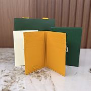 Okify Goyard Saint Pierre Yellow Bifold Card Holder 11x7.5x2cm - 2