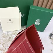 Okify Goyard Saint Pierre Red Bifold Card Holder 11x7.5x2cm - 6
