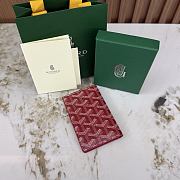 Okify Goyard Saint Pierre Red Bifold Card Holder 11x7.5x2cm - 2