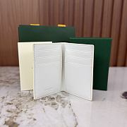 Okify Goyard Saint Pierre White Bifold Card Holder 11x7.5x2cm - 3