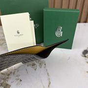 Okify Goyard Saint Pierre Black Bifold Card Holder 11x7.5x2cm - 4
