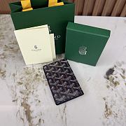 Okify Goyard Saint Pierre Black Bifold Card Holder 11x7.5x2cm - 2