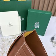 Okify Goyard Saint Pierre Black And Brown Bifold Card Holder 11x7.5x2cm - 3