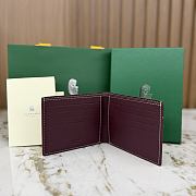 Okify Goyard Victorie Dark Red Wallet 11x2x9cm - 2