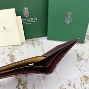 Okify Goyard Victorie Dark Red Wallet 11x2x9cm - 3