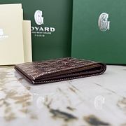 Okify Goyard Victorie Dark Red Wallet 11x2x9cm - 4