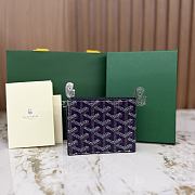 Okify Goyard Victorie Dark Blue Wallet 11x2x9cm - 3