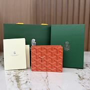 Okify Goyard Victorie Orange Wallet 11x2x9cm - 1