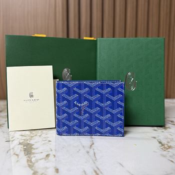 Okify Goyard Victorie Blue Wallet 11x2x9cm