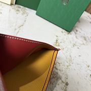 Okify Goyard Victorie Red Wallet 11x2x9cm - 3