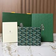 Okify Goyard Victorie Green Wallet 11x2x9cm - 3
