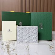 Okify Goyard Victorie White Wallet 11x2x9cm - 3