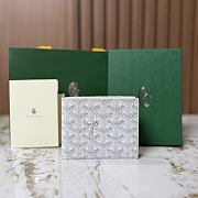 Okify Goyard Victorie White Wallet 11x2x9cm - 1
