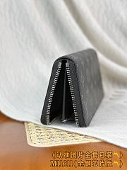 Okify Louis Vuitton Black Zippy Horizontal Wallet M11611 21x10x2.5cm - 4