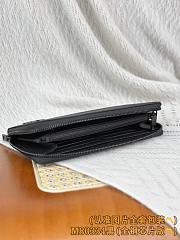 Okify Louis Vuitton Black Zippy Horizontal Aerogram Wallet M80334 21x10x2.5cm - 4