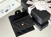 Okify CC Black Caviar Small Flap Wallet 11x7.5x2cm - 2