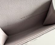 Okify CC Gray Caviar Small Flap Wallet 11x7.5x2cm - 2