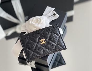 Okify CC Black Caviar Card Holder 11x7.5x0.5cm