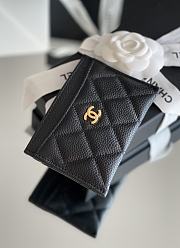 Okify CC Black Caviar Card Holder 11x7.5x0.5cm - 2