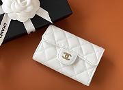 Okify CC White Caviar Small Flap Wallet 11x7.5x2cm - 1