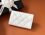 Okify CC White Caviar Small Flap Wallet 11x7.5x2cm - 5