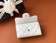 Okify CC White Caviar Small Flap Wallet 11x7.5x2cm - 4