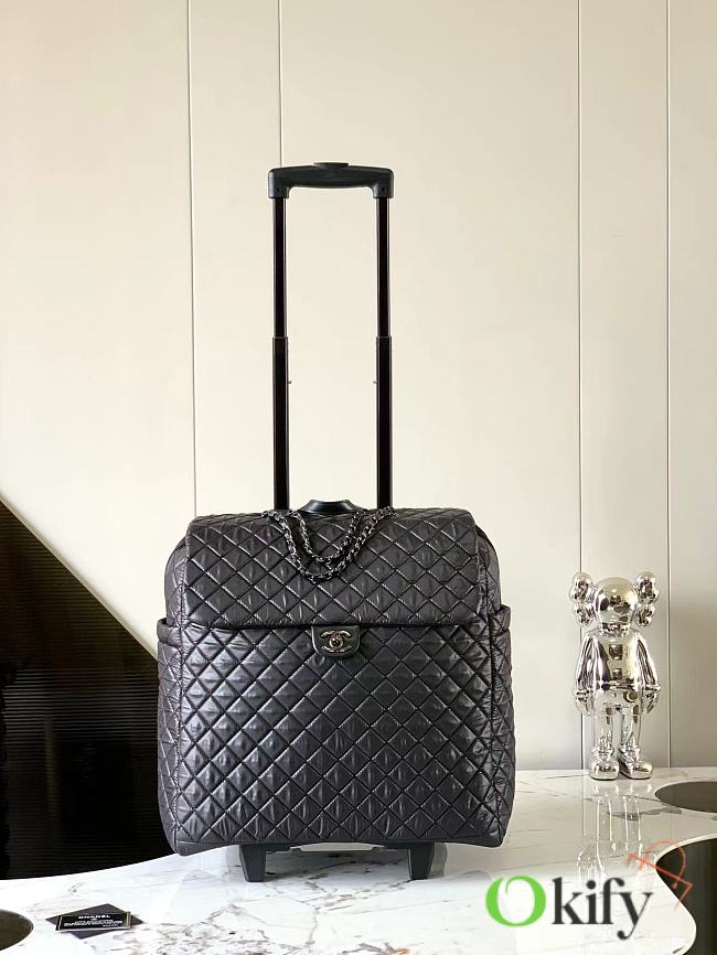 Okify CC Gray Suitcase 45x40x20cm  - 1