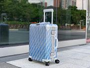 Okify Rimowa x Dior Blue Oblique Suitcase 53x38x2cm - 5