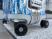 Okify Rimowa x Dior Blue Oblique Suitcase 53x38x2cm - 4